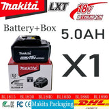 Li-ion Battery Original Makita 18V 6Ah/5Ah BL1860B BL1850B BL1850 BL1840 BL1860 BL1815 Replacement Lithium Battery