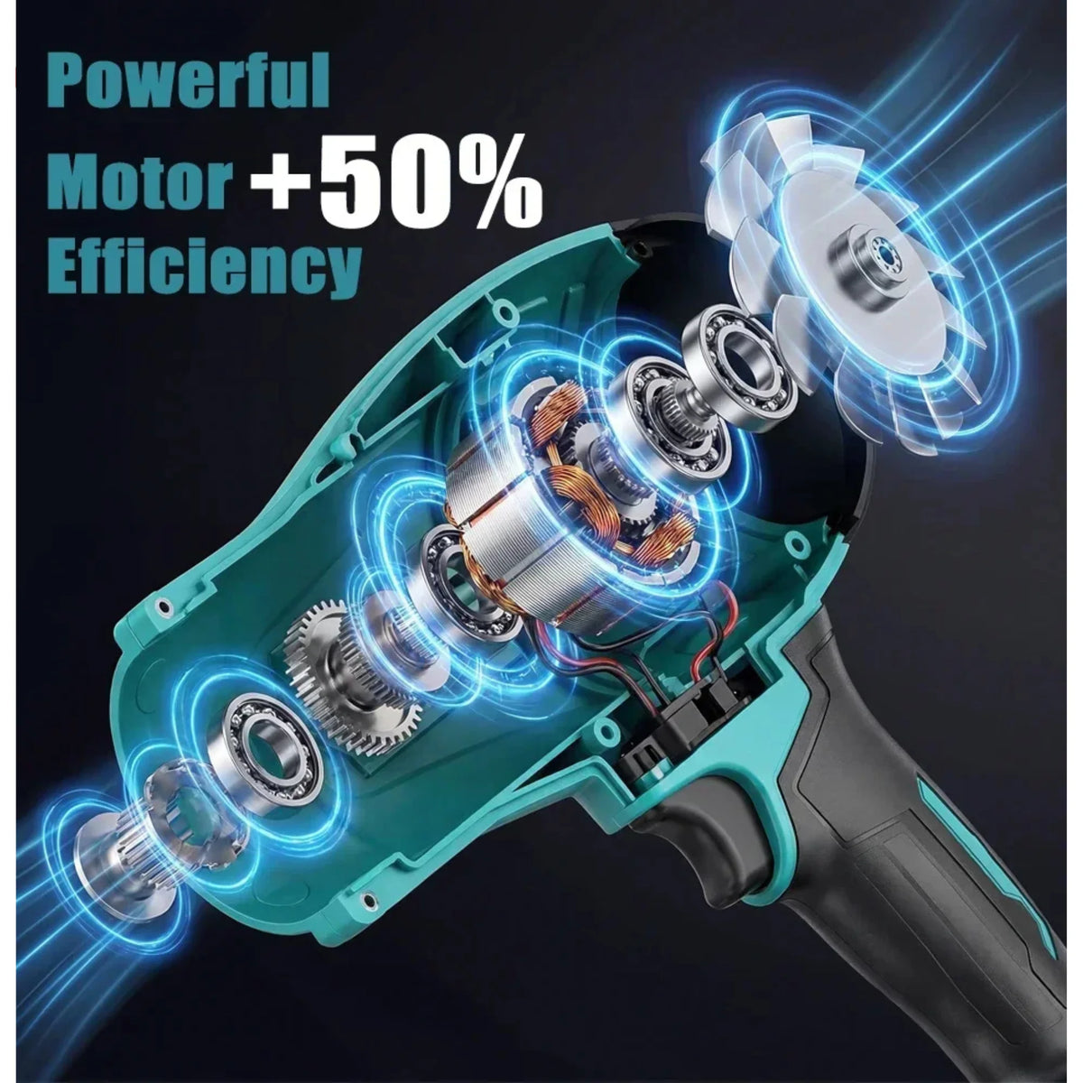 Makita 18V 30000RPM Electric Air Blower Powerful Turbo Rechargeable Car Cleaner Bare Unit High Air Velocity