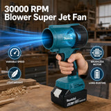 For Makita Handheld Construction Blower, 200m/s Jet Like Air, 800G Wind Power, Portable Cordless Debris Cleaner Tool