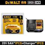 100% Genuine Dewalt 20V 5.0Ah Battery XR Series MAX Power Tools Battery DCB205 DCB1104 Charger Battery Combo Bundle Available