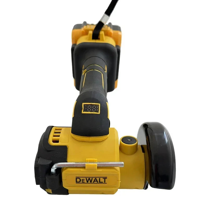 DeWALT Cordless 3 Inch Brushless Digital Display Angle Grinder Polishing Grinding Machine Electric Cutting Tools 18V Battery