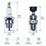 For Stihl MS660 066 064 MS640 MS650 Cylinder Piston Kit 56mm with Gasket Set Carb Kit Spark Plug Decomp Valve, 1122 020 1211