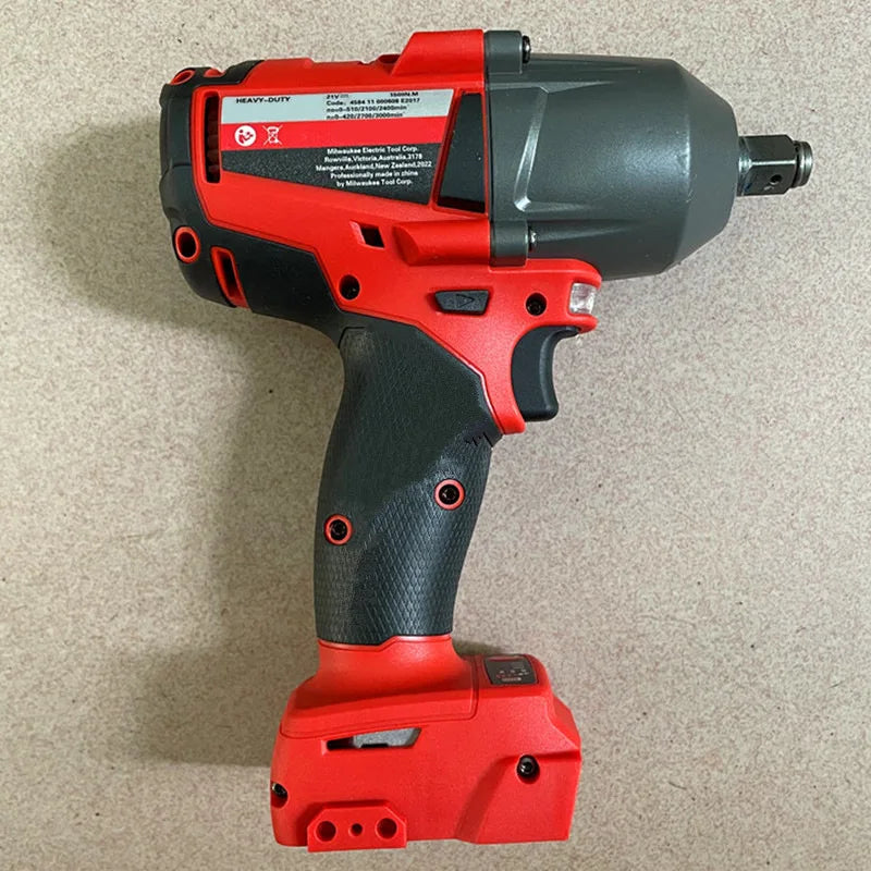 Fit For Milwaukee 18V Battery 1300NM Large Torque Cordless Wrench Brushless Electric Impact Wrench Repair Power Tools Car Truck