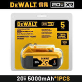 100% Original Dewalt 20V 5AH Replacement Battery 18V 5.0AH Power Tools Rechargeable Battery DCB205 DCB1104 Battery Charger Combo