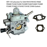 WTF-10 Carburetor For Stihl FS240 FS240C FS240R FS260 FS260C FS260R FR410 FR410C FR460 FR460C FS360C FS360C-E FS410C FS410C-E
