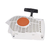 Plastic Recoil Starter Assembly Compact White Pull Starter Replacement Easy to Install Start Assembly for STIHL MS661 MS661C 、