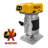 Dewalt 33000RPM Brushless Electric Trimmer Cordless Woodworking Trimming Machine Wood Router Milling Engraving Slotting Machine