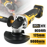 DEWALT DCG405NT 125mm Flat Head Angle Grinder 20V Max Brushless Cordless Lithium Cutting Grinding Machine, Bare Tool Only