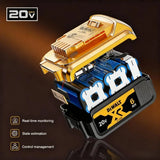 100% Original 20V 6.0Ah MAX Battery Power Tool Replacement For DeWalt DCB184 DCB181 DCB182 DCB200 20V 5A 6A 18Volt 20v Battery.