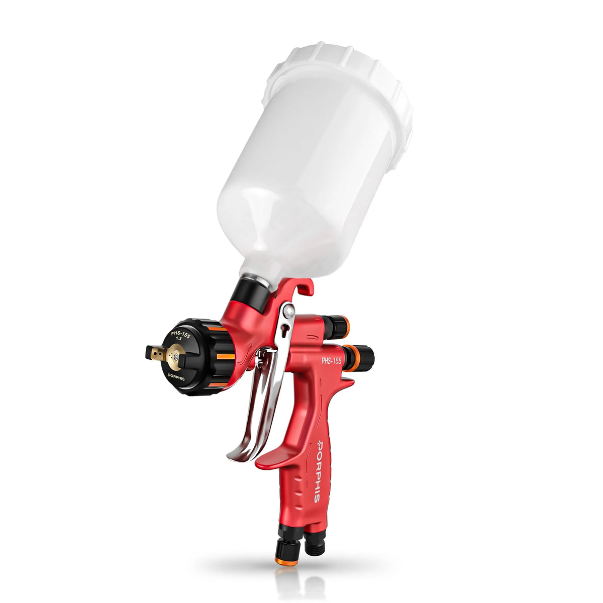 Original PORPHIS MP Spray Gun PHS-155 with 1.3/1.8mm Needle For Car Painting Automotive Repair Spray Gun Pneumatic Tool