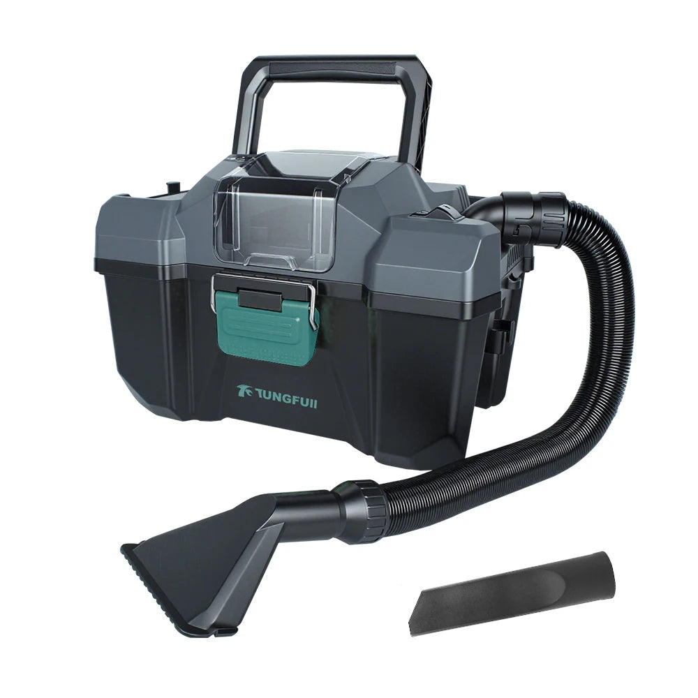 Portable Brushless Lithium-Ion Cordless Vacuum Cleaner High-Suction Wet/Dry Vacuum for DeWalt Battery Powered Cleaning