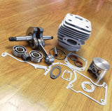 288 Cylinder Piston Kit With Crankshaft And Bearings Oil Seals Gaskets Assembly Fits Husqvarna 281 181 Chainsaw Accessories