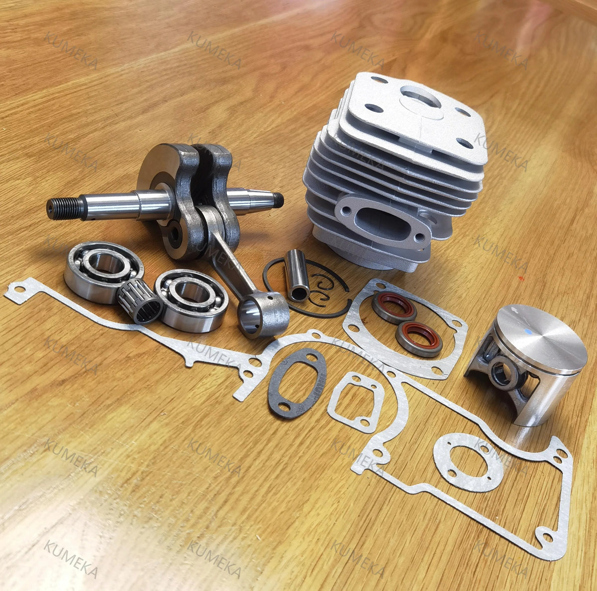 288 Cylinder Piston Kit With Crankshaft And Bearings Oil Seals Gaskets Assembly Fits Husqvarna 281 181 Chainsaw Accessories