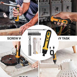 2000mAh 3.7V Cordless Screwdriver 6-Speed Torque Screwdriver, Portable Electric Screwdriver, Hand Tools, Torque Screwdriver Set