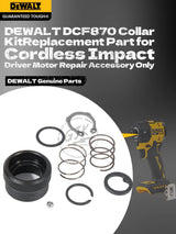 DEWALT DCF870 Impact Driver Genuine Collar Kit Replacement Part for Front End Assembly Repair, Tool Not Included