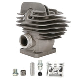 Grey Cylinder Piston Kit Metal Compact Engine Rebuild Kit Large Bore Easy to Install for Stihl 026 MS260 026PRO
