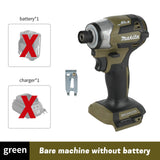 Makita 18V DTD173 Cordless Impact Driver LXT BL Brushless Motor Electric Drill Wood/Bolt/T-Mode 180 N·M Rechargeable Power Tools