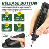 Rechargeable ESD-Safe Electric Vacuum Suction Pen Kit – Portable SMD Component Handling and Desoldering Tool