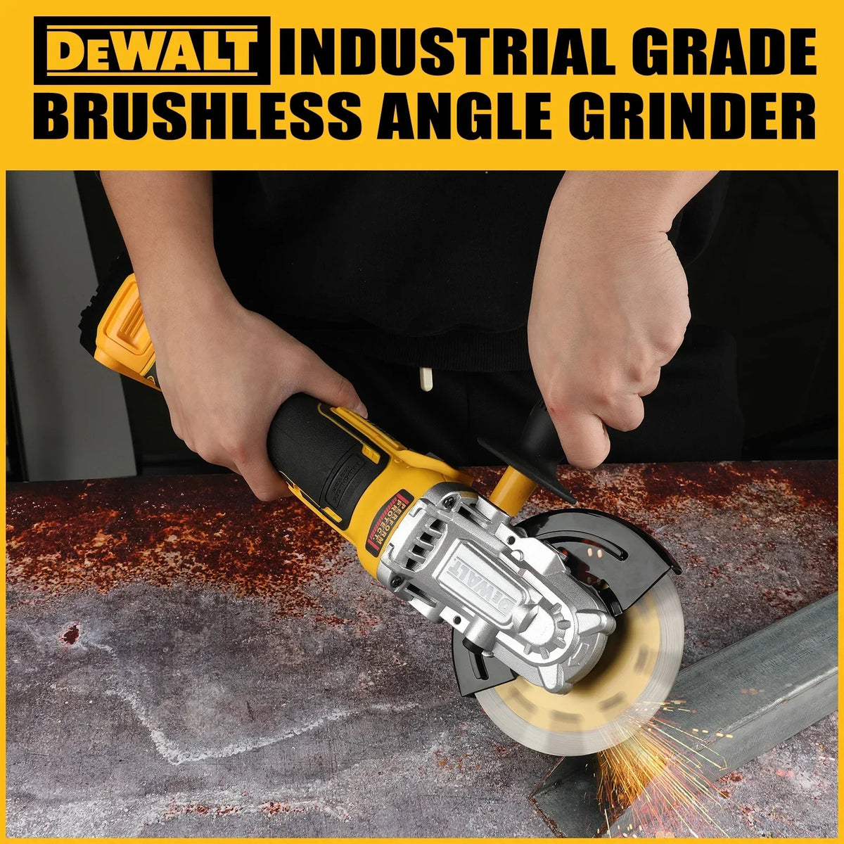 DEWALT DCG405FN Angle Grinder 20V Professional Cordless Power Tool Cutting Machine Rechargeable Brushless Portable Polisher