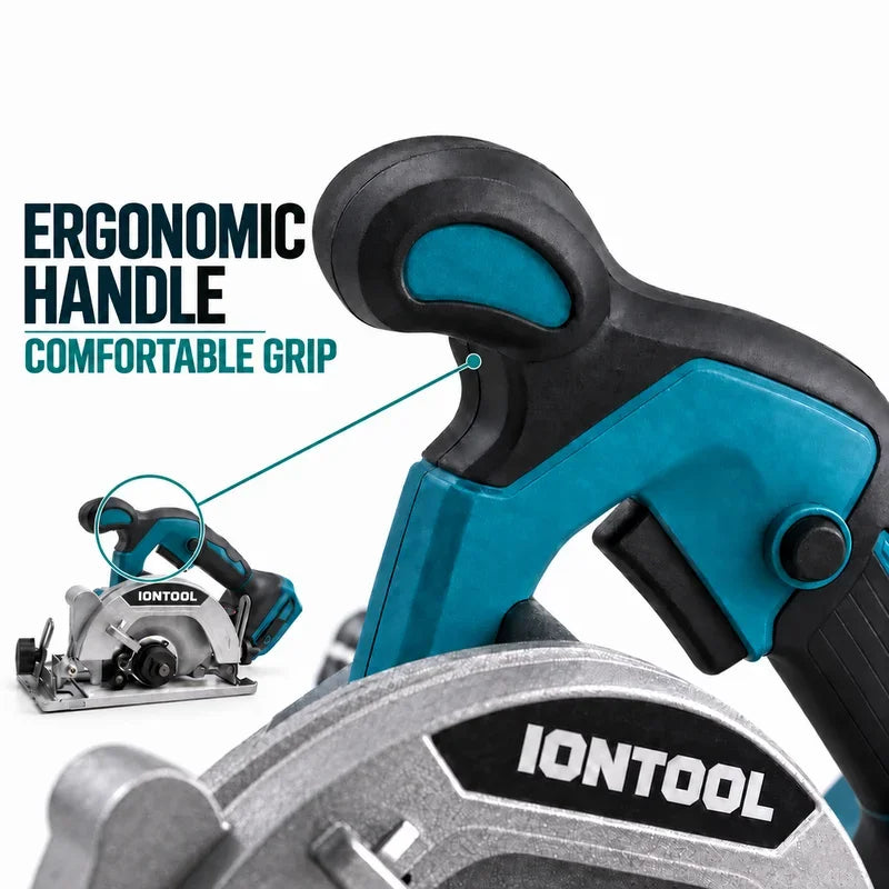 IONTOOL 6500-12500RPM 850W 5.5 Inch Cordless Circular Saw Tool Only for Workshop Wood Cutting and Material Trimming