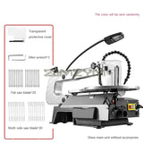 Variable Speed Scroll Saw, 16Inch with Work Light, Adjustable TableTop Angle, Easy-Access Blade Changes, W/ Sawblades
