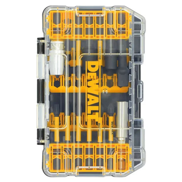 FlexTorq DriverBitSet, 40pcs, Steel, Shank:1/4"