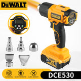 Dewalt DCE530 20V Cordless Heat Gun With 5-in-1 Nozzles 2 Speed Modes Lightweight Paint Stripping Adhesive Softening Power tools