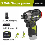 Worx WU132X WU132 Cordless Impact Screwdriver 320W 160Nm 12v 3600rpm Brushless Motor Adjust Torque Univeral Battery Power Tool