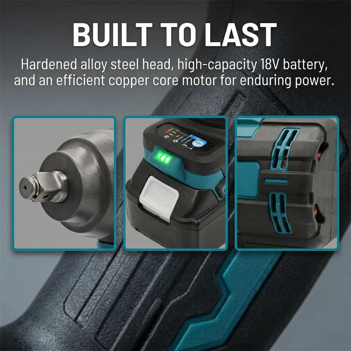 Makita 1000Nm Brushless Impact Wrench High Torque For Makita 18V Battery Construction Scaffolding Steel Structure Assembly