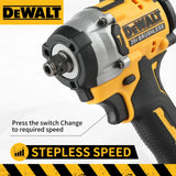 DEWALT DCF921 Atomic 20V Maximum Cordless Wrench 1/2 Inch Cordless Impact Wrench Variable Speed Charging Wrench