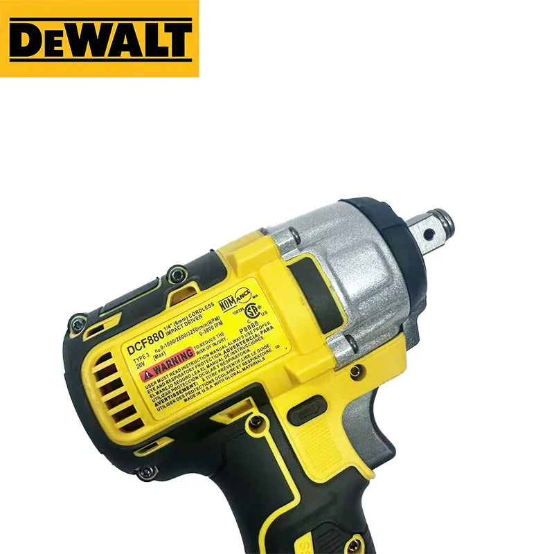 Dewalt DCF880 20V Brushless Impact Wrench, 205N.m High Torque Cordless Portable Multifunctional Power Tool