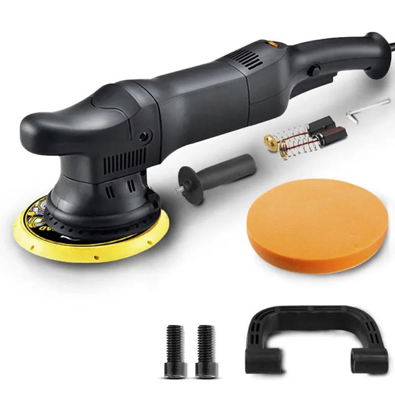 700W 6-Inch 21mm Orbit Dual-Action Car Polisher, 6-Speed Variable Speed Polishing, Sanding & Waxing Machine