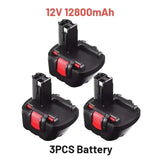New for Bosch 12V 12800mAh PSR Rechargeable battery 12V 12.8Ah AHS GSB GSR 12 VE-2 BAT043 BAT045 BAT046 BAT049 BAT120 BAT139
