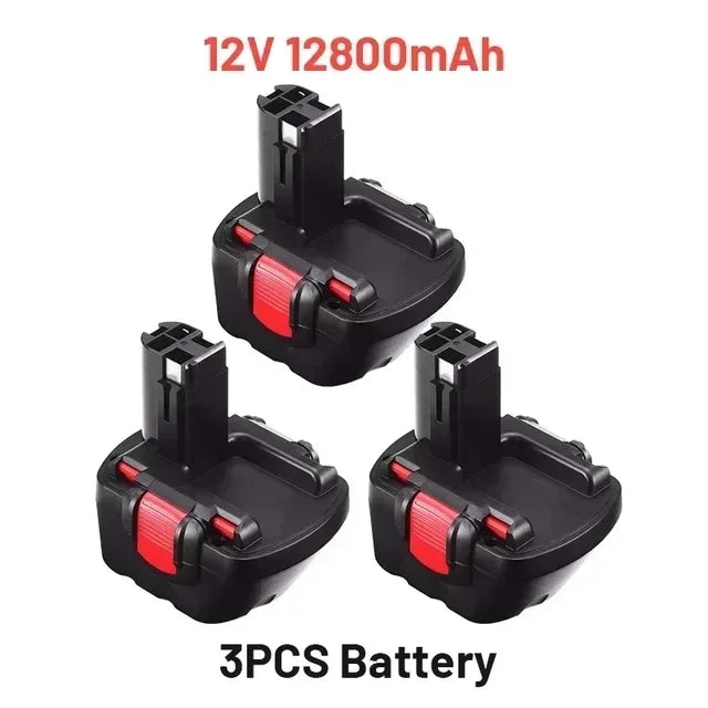 New for Bosch 12V 12800mAh PSR Rechargeable battery 12V 12.8Ah AHS GSB GSR 12 VE-2 BAT043 BAT045 BAT046 BAT049 BAT120 BAT139