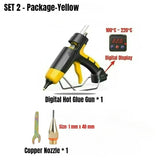 300W Professional Hot Melt Glue Gun Digital Adjustable Temperature Use 11 Mm Glue Sticks Industrial Tools Silicone Gun with Plug