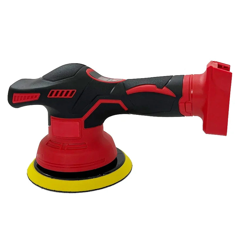 Cordless Polisher 8 Gears Digital Display Electric Polisher Auto Car Waxing Polishing Machine For Fit Milwaukee 18V Battery