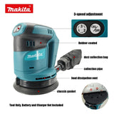 Makita DBO180Z 18V Brushless Orbital Sander Complete With Dust Bag For Wood Sanding And Varnish Repair Jobs