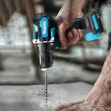 Makita 18V Li-ion Battery New Makita DDF487 10mm Brushless Hammer Drill 40N.m 2 Speed Cordless Impact Screwdriver Household Tool