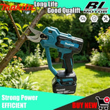 Makita Brushless Electric Pruning Shears 35mm Cordless Scissors Branch Pruner High-power Cutter Power Tools for 18V Battery