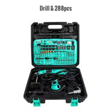 DIY Handheld Drill Power Tool Mini Grinder Electric Drill Polishing Machine Mini Rotary Tool with Dremel Accessories