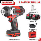 ONEVAN 8000RPM 2800N.M Brushless Electric Impact Wrench Cordless Car Repair Screwdriver Drill Power Tool For Makita Battery Pin