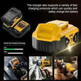 100% Genuine Dewalt 20V Battery, 20V 2Ah 5Ah 6Ah Battery DCB206 DCB209 DCB205 DCB184 For Dewalt Power tool Replacement Battery