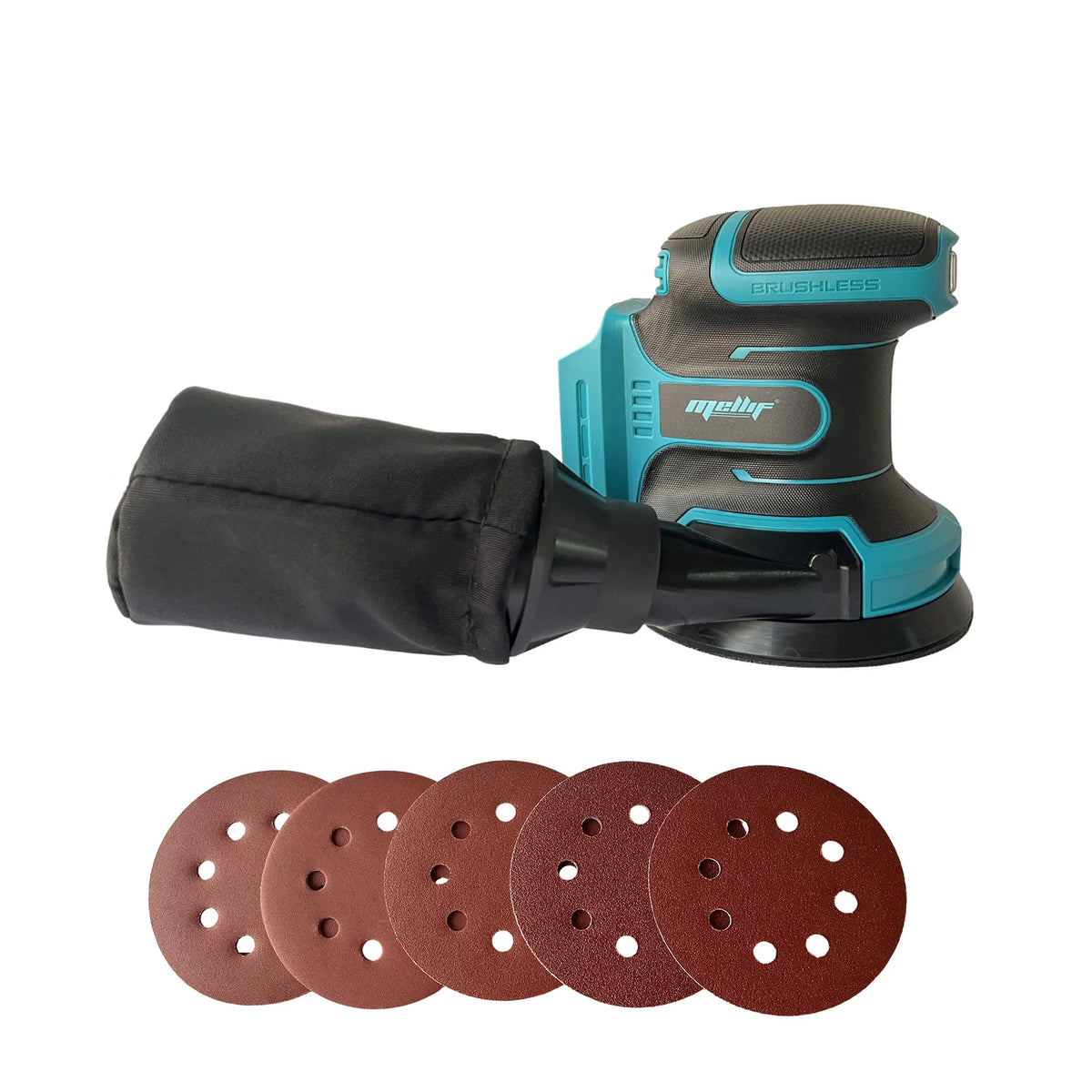 Mellif 125MM Cordless Random Orbital Sander For Makita 18V Battery BL1830 BL1840 (Tool Only) Handheld Electric Power Tool
