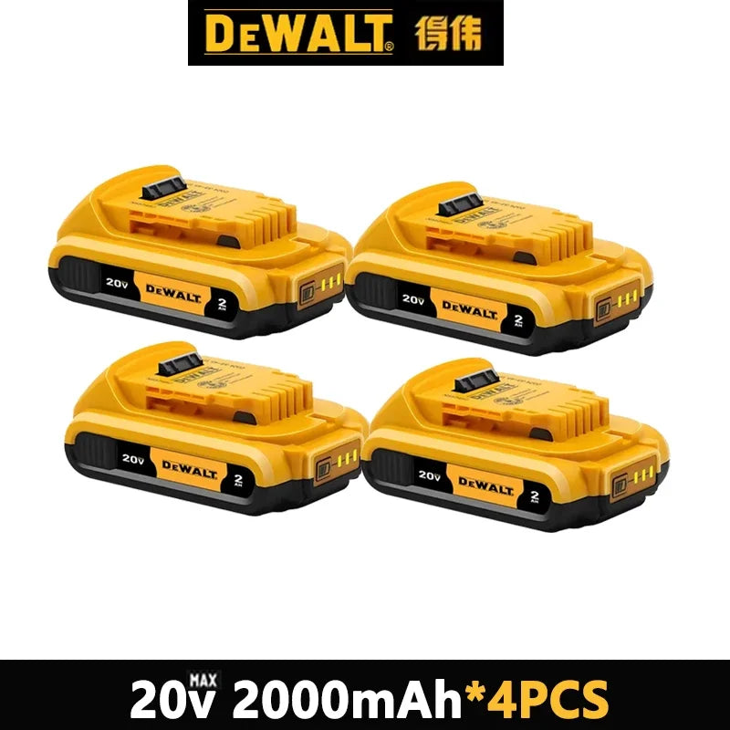 100% Original 20V 6.0Ah MAX Battery Power Tool Replacement For DeWalt DCB184 DCB181 DCB182 DCB200 20V 5A 6A 18Volt 20v Battery.
