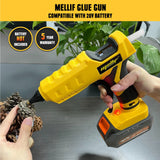 Cordless Hot Glue Gun Compatible with Dewalt 18V 20V for Makita 18V with 20 Glue Stick DIY Heat Repair Tool DIY Gift(Tool Only