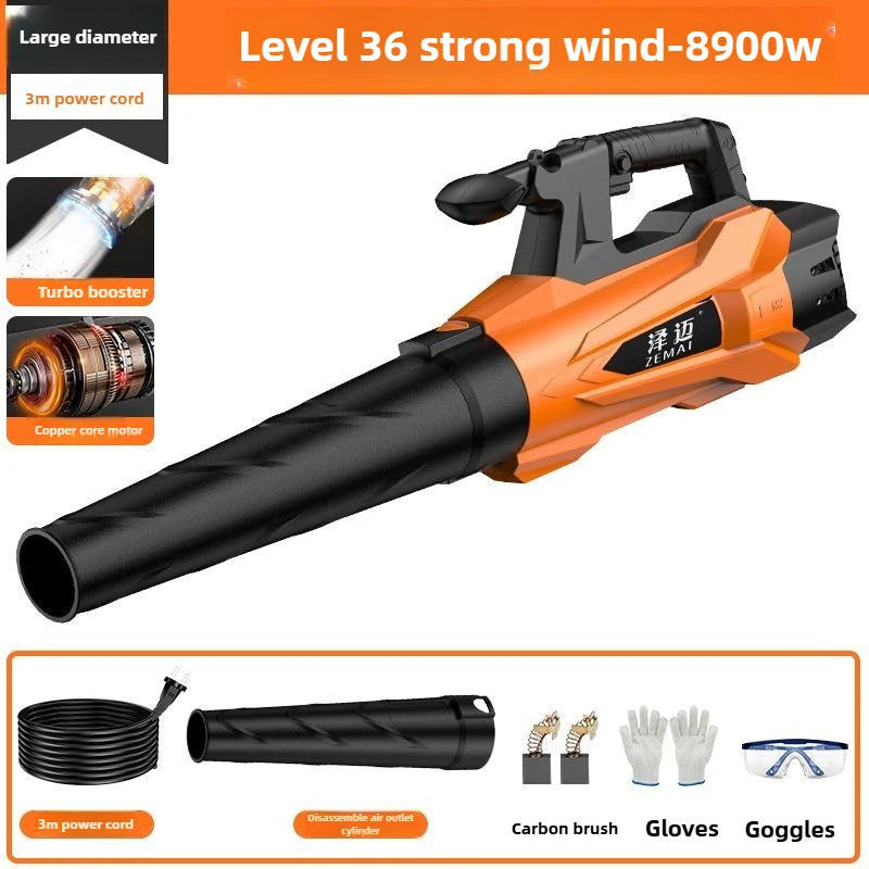 Wind Turbine 220V High-power Hair Dryer, Industrial-grade Strong Wind Electric Dust Blower Machine