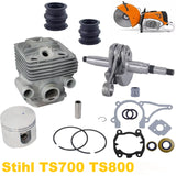TS700 56mm Nikasil Plated Cylinder Piston Gasket Crankshaft Intake Manifold Seal Kit Fit Stihl TS800 Disc Cutter Cut-off Saw