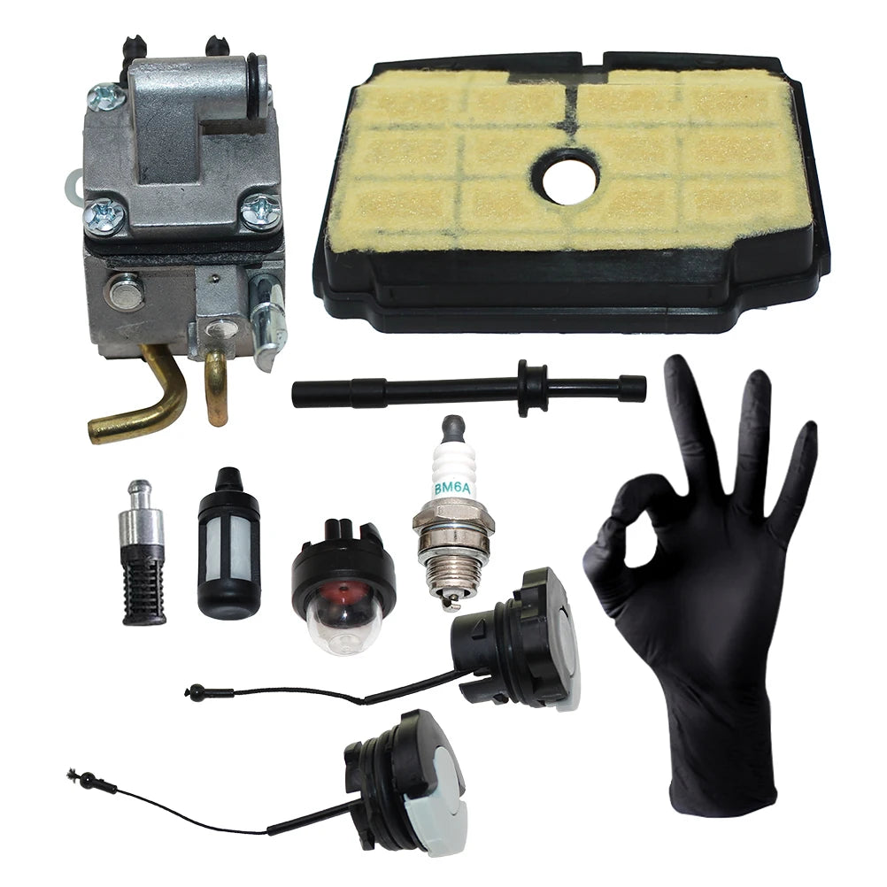 Carburetor & Air Filter Kit For Stihl MS192T,MS192TC,1137 120 0600,C1Q-S103,C1Q-S134,1137 120 0650,C1Q-S257,1137 120 1600