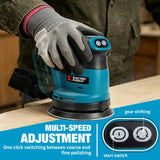 Electric Goddess Cordless 125mm Sander Disc 11000rpm Woodworking Sanding Putty Polishing Power Tool ﻿For Makita 18V Battery Pin