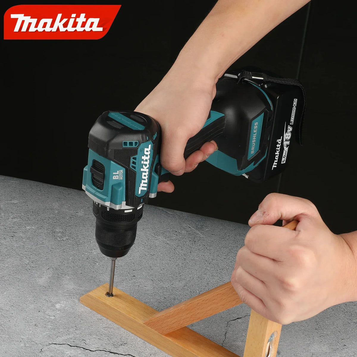 Makita New DDF487Z 18V LXT Brushless Cordless Drill Driver 40Nm 13mm Keyless Chuck 0-1700RPM Compact Bare Tool